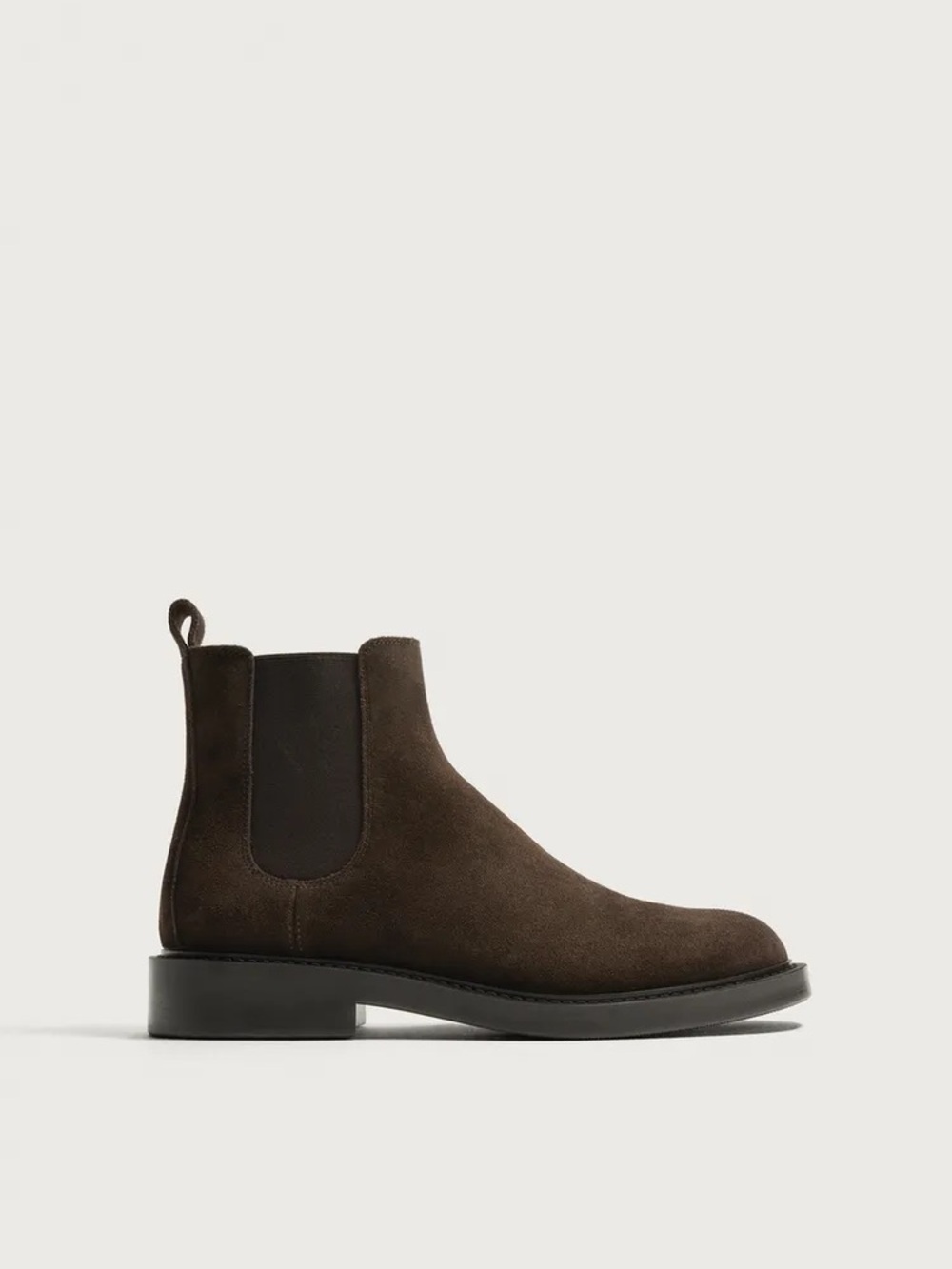 Zara New leather Chelsea Boots Men's Brown Suede Size 6 (25,3 cm)